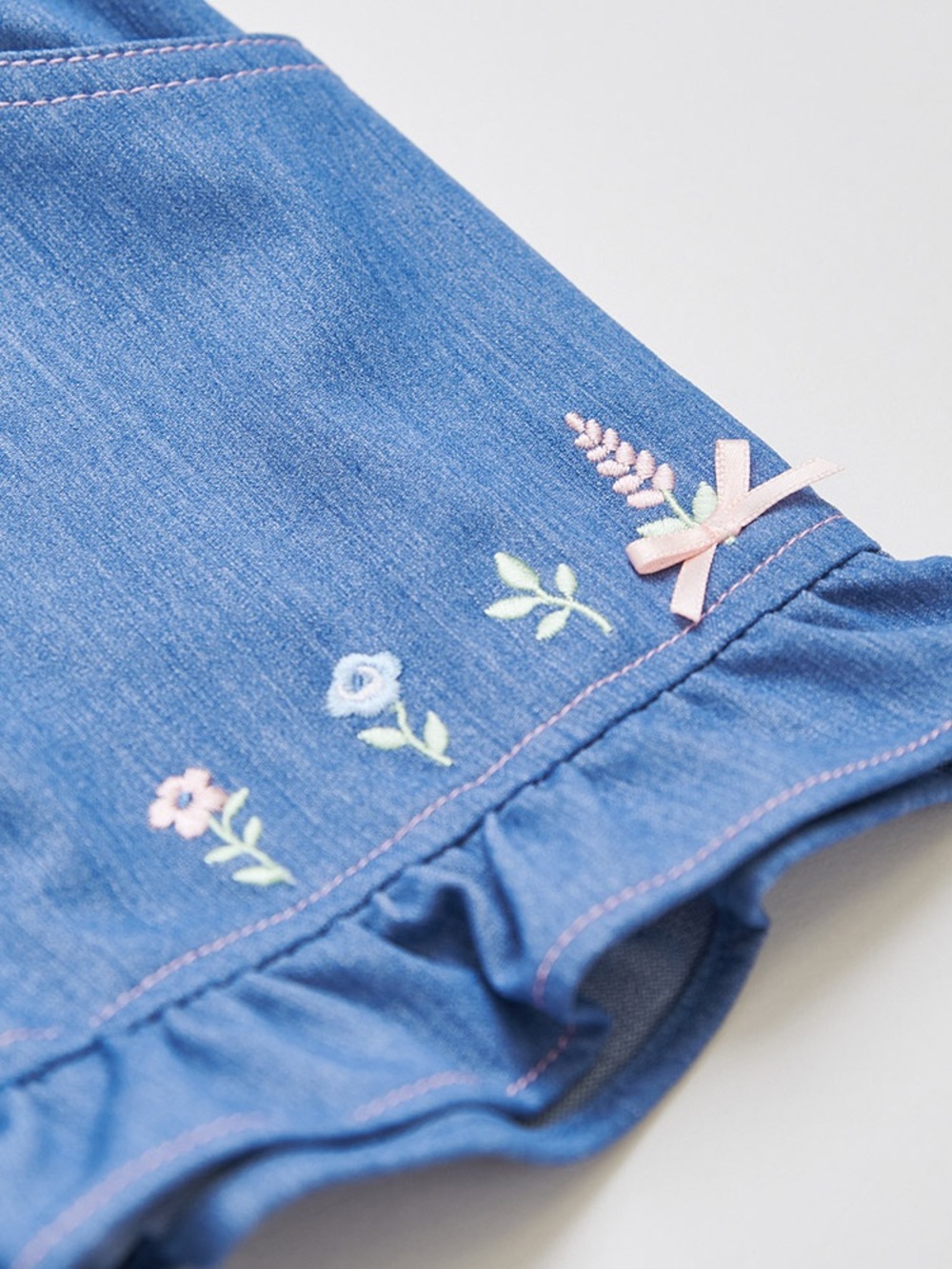 🐰 Peter Rabbit Embroidered Ruffle Shorts | Size 2T - Picture 4 of 4
